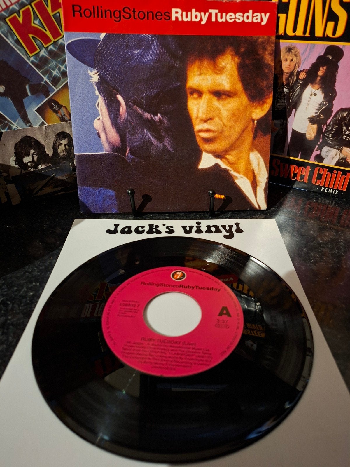 Rolling Stones - Ruby Tuesday (Live) 7 inch Single1991, 7 inch, Ophalen of Verzenden, 1970 - 1979, Fotohoes