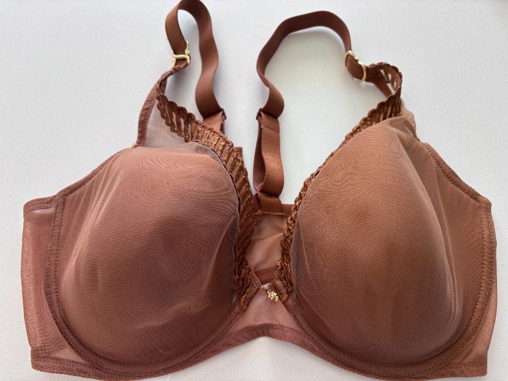 Aubade sheer emotion plunge bh 85D, Aubade, Ophalen of Verzenden, Bruin, BH