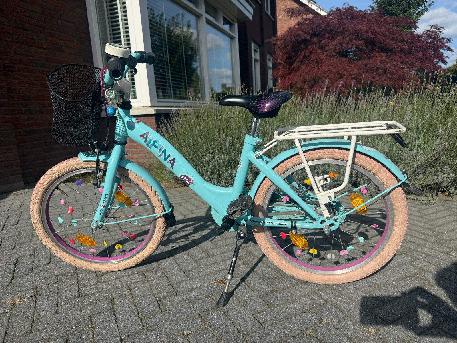 Alpina kinderfiets, Ophalen, Gebruikt, Terugtraprem, 16 tot 20 inch