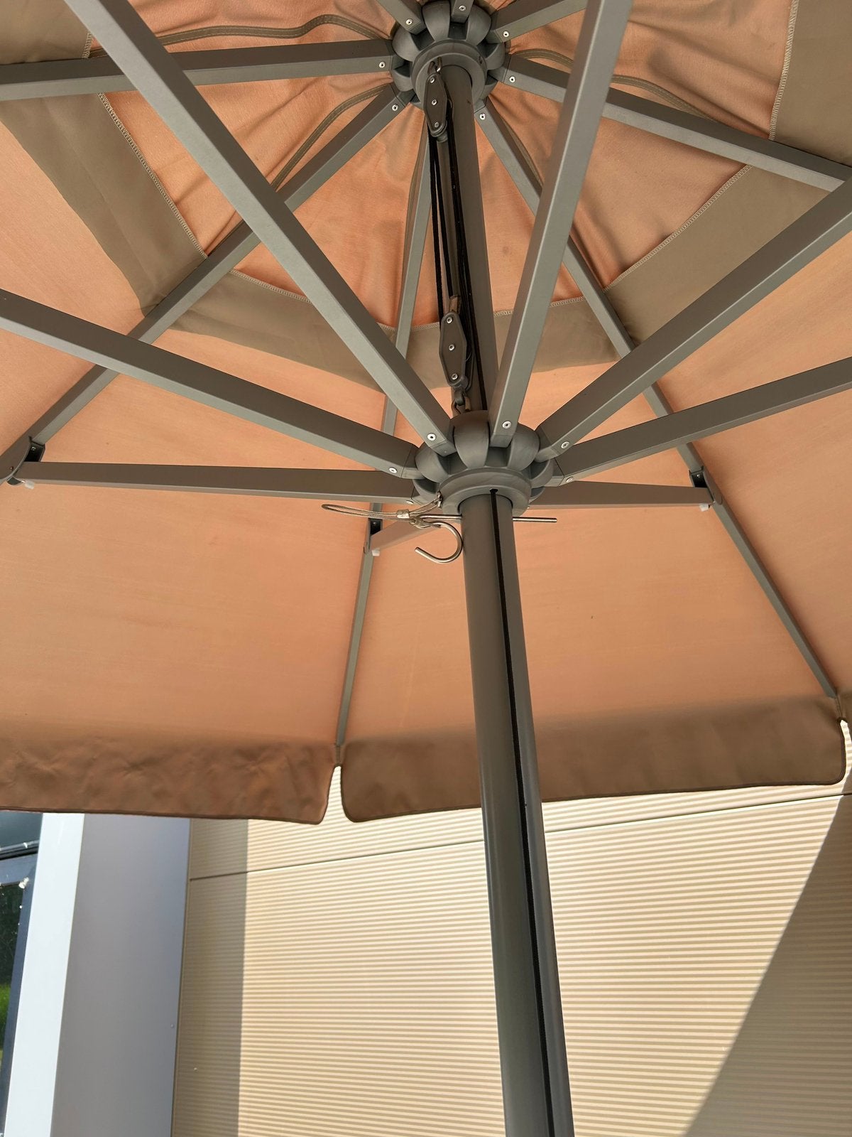 Shadowline grote parasol bonaire, Tuin en Terras, Ophalen, Gebruikt, Parasolvoet