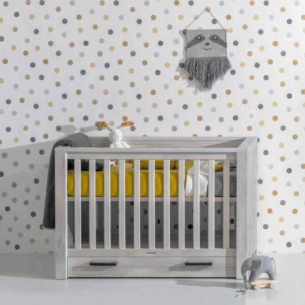 Complete Babykamer Set: Ledikant, Commode, Wandrek, Ophalen, Zo goed als nieuw, Jongetje of Meisje
