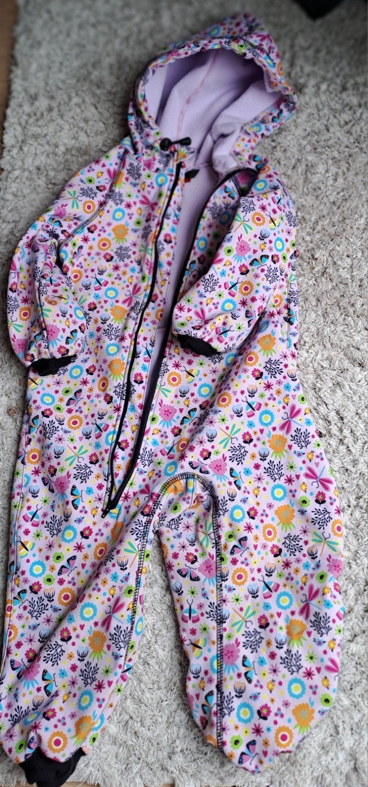 Ïelm Roze softshell pakje met bloemenprint maat 98, Kinderen en Baby's, Ophalen, Overige typen, Meisje, Ïelm