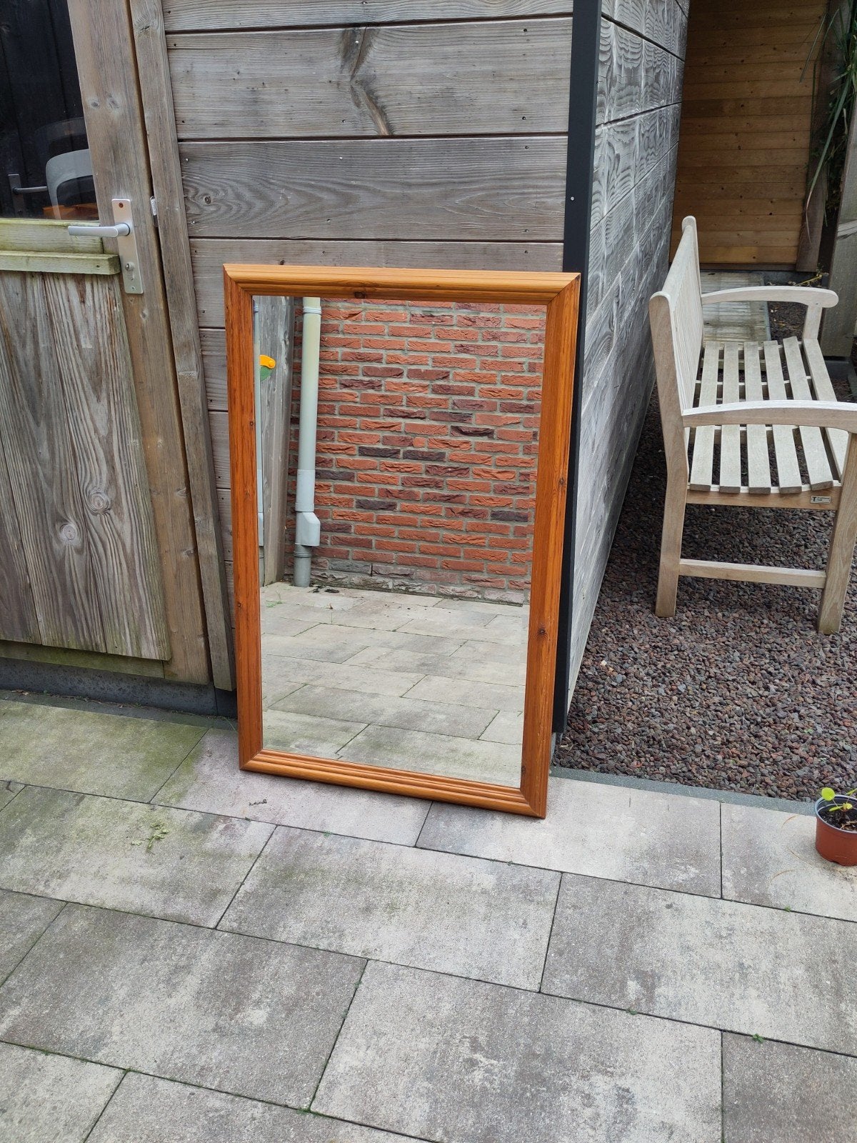 Spiegel, Huis en Inrichting, Ophalen, Rechthoekig, Minder dan 100 cm