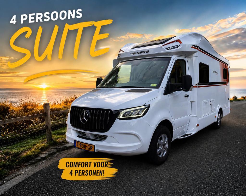Weinsberg pepper SUITE mercedes 640 170pk levelsysteem Vol !, Automaat, Weinsberg, Ringverwarming, 6 tot 7 meter