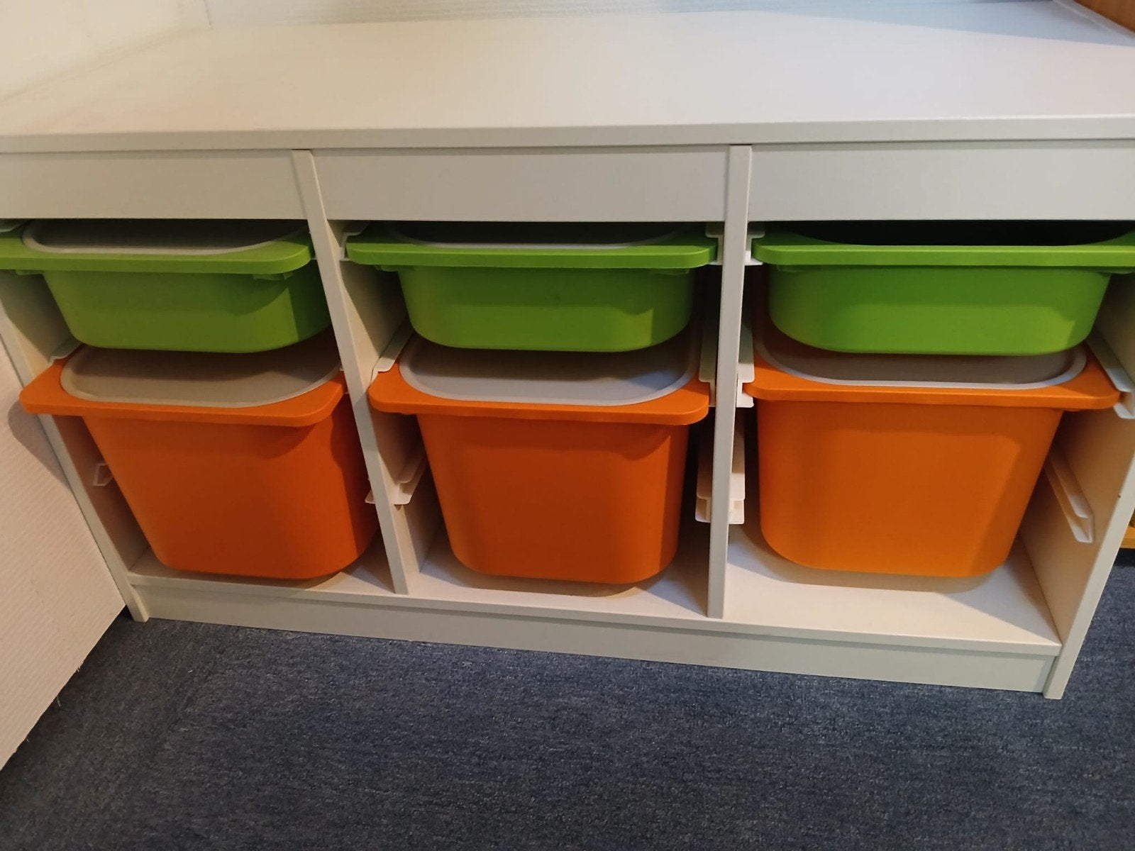 Ikea trofast kast met bakken, Ophalen, Gebruikt, 75 tot 100 cm, Minder dan 50 cm