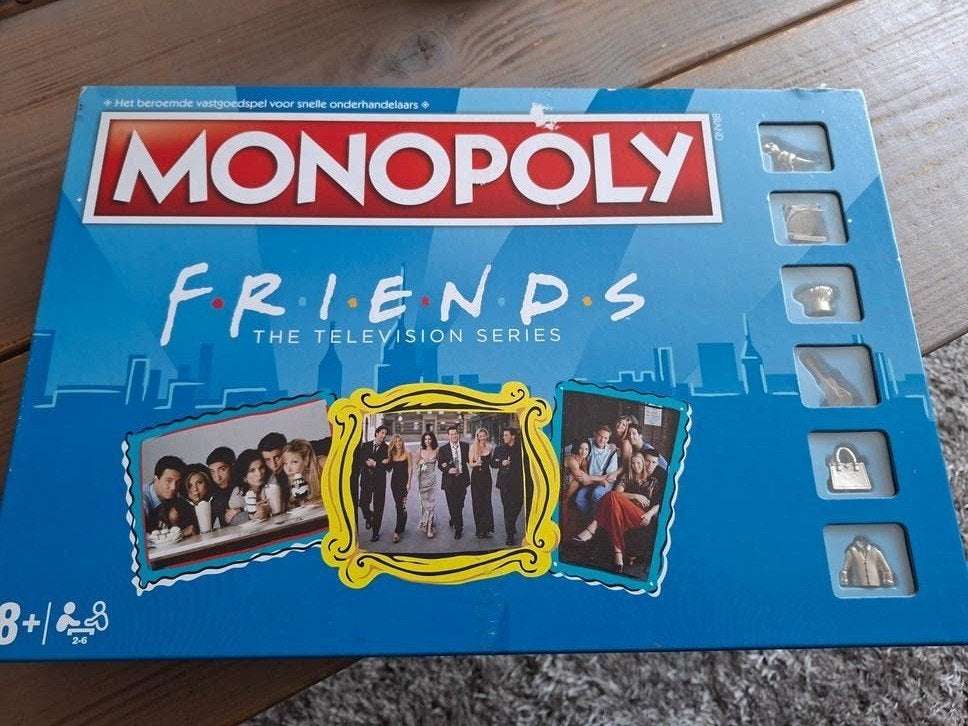 Monopoly Friends The Television Series Bordspel, Een of twee spelers, Ophalen of Verzenden, Zo goed als nieuw, Hasbro