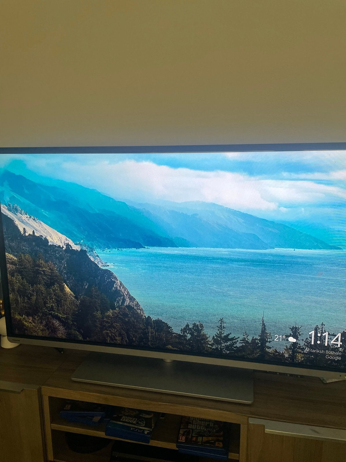 Toshiba 48” tv with chromecast, Ophalen, Toshiba, 50 Hz, Zo goed als nieuw