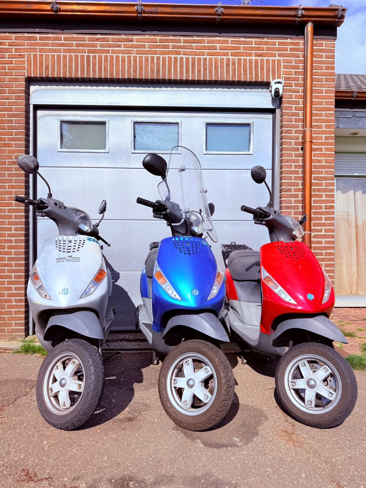 3X Piaggio Zip 125cc M25 A1 ORGINEEL / 150cc 180cc gilera, Ophalen of Verzenden, Zo goed als nieuw, Uitlaat, Piaggio