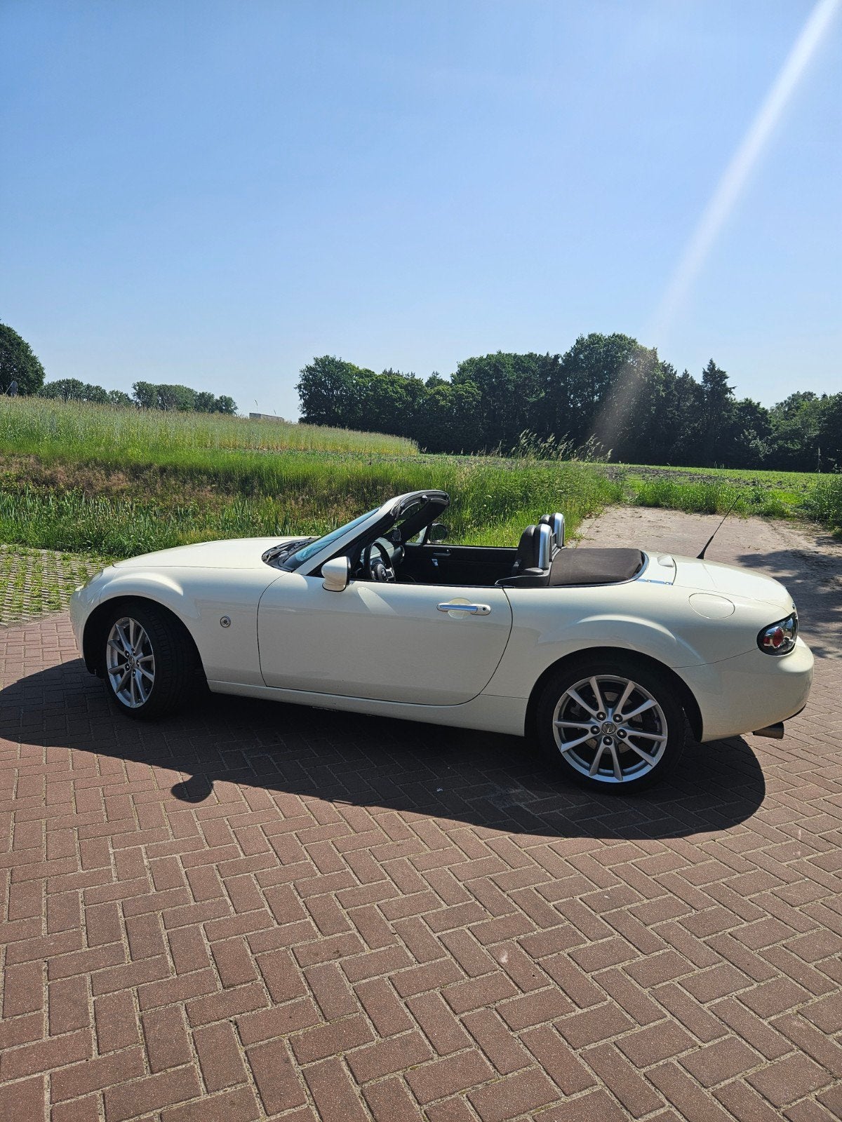 Mazda MX-5 1.8 Touring 2009 Wit, Auto's, Mazda, Achterwielaandrijving, 4 cilinders, Cabriolet, 1055 kg