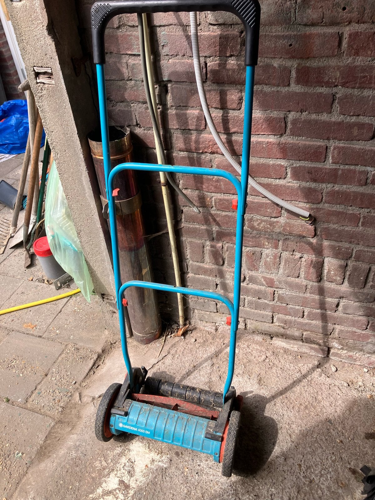 Gardena 4000 SM Handgrasmaaier, Ophalen, Gebruikt, Handgrasmaaier, 30 t/m 39 cm