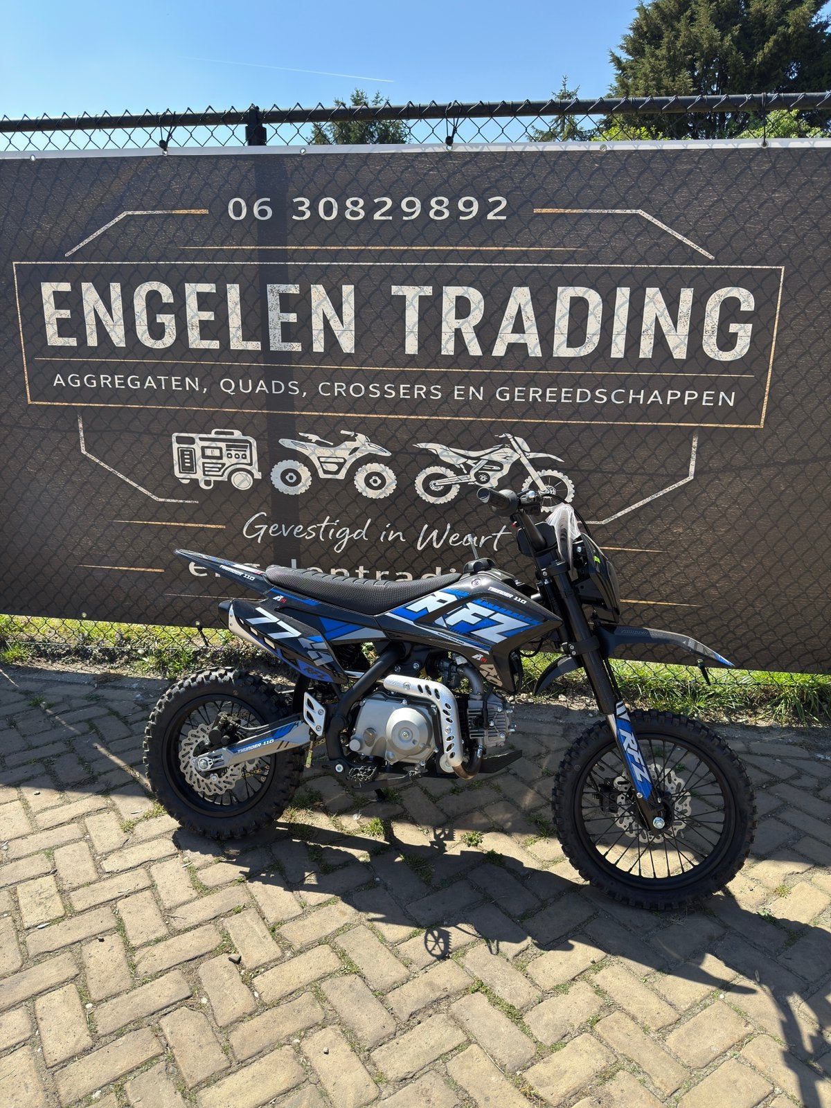110cc kinder pitbike automaat electrische start nieuw, Ophalen, Nieuw, Overige typen