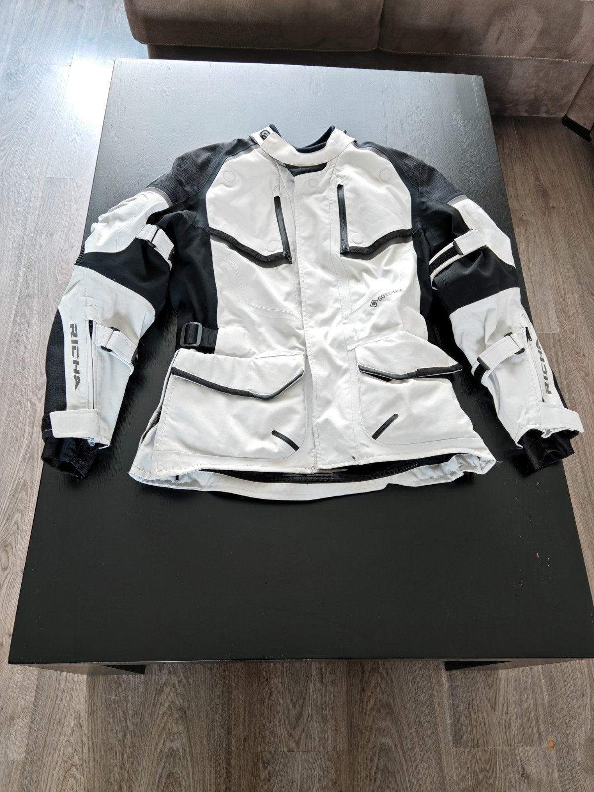 RICHA ATLANTIC 2 GORE-TEX HEREN MOTOR JAS BIJNA NIEUW!!, Ophalen of Verzenden, Tweedehands, Heren, Jas | textiel