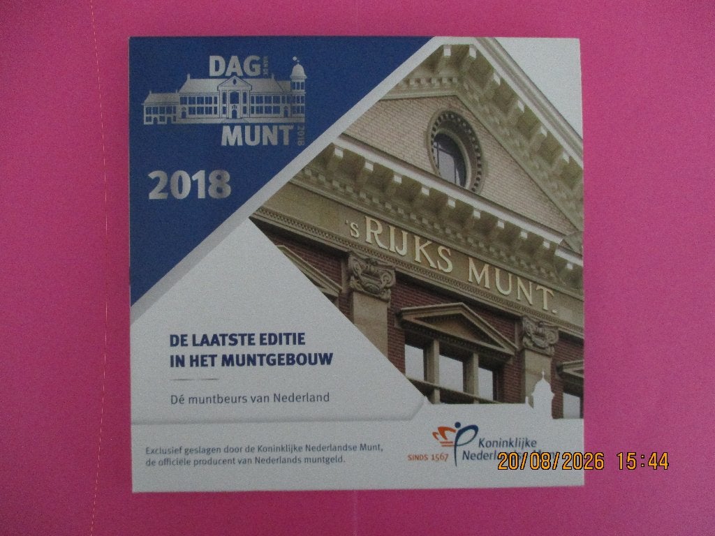 Dag van de Munt set 2018, Postzegels en Munten, Munten | Nederland, Ophalen of Verzenden, Koningin Beatrix, Euro's, Setje