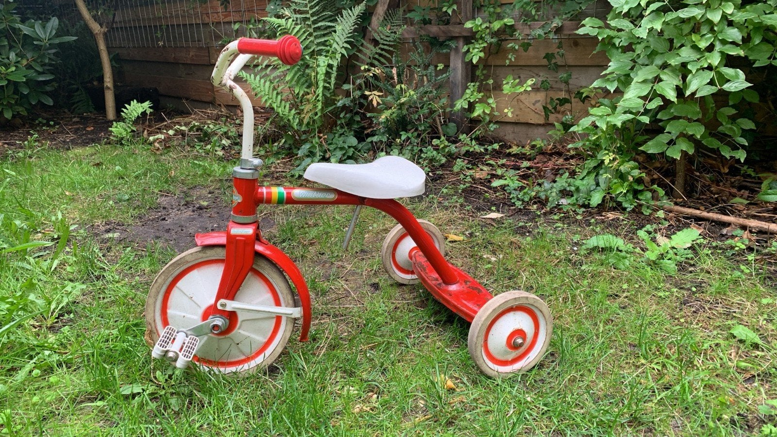 Winther Driewieler - Klassiek Rood Kinderfietsje, Ophalen, Gebruikt, Winther