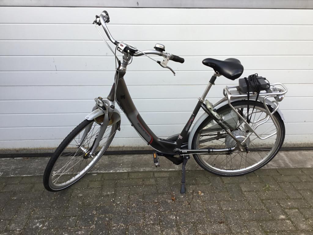 Sparta fiets met achterwiel motor, Fietsen en Brommers, Minder dan 47 cm, Ophalen of Verzenden, Gebruikt, Sparta