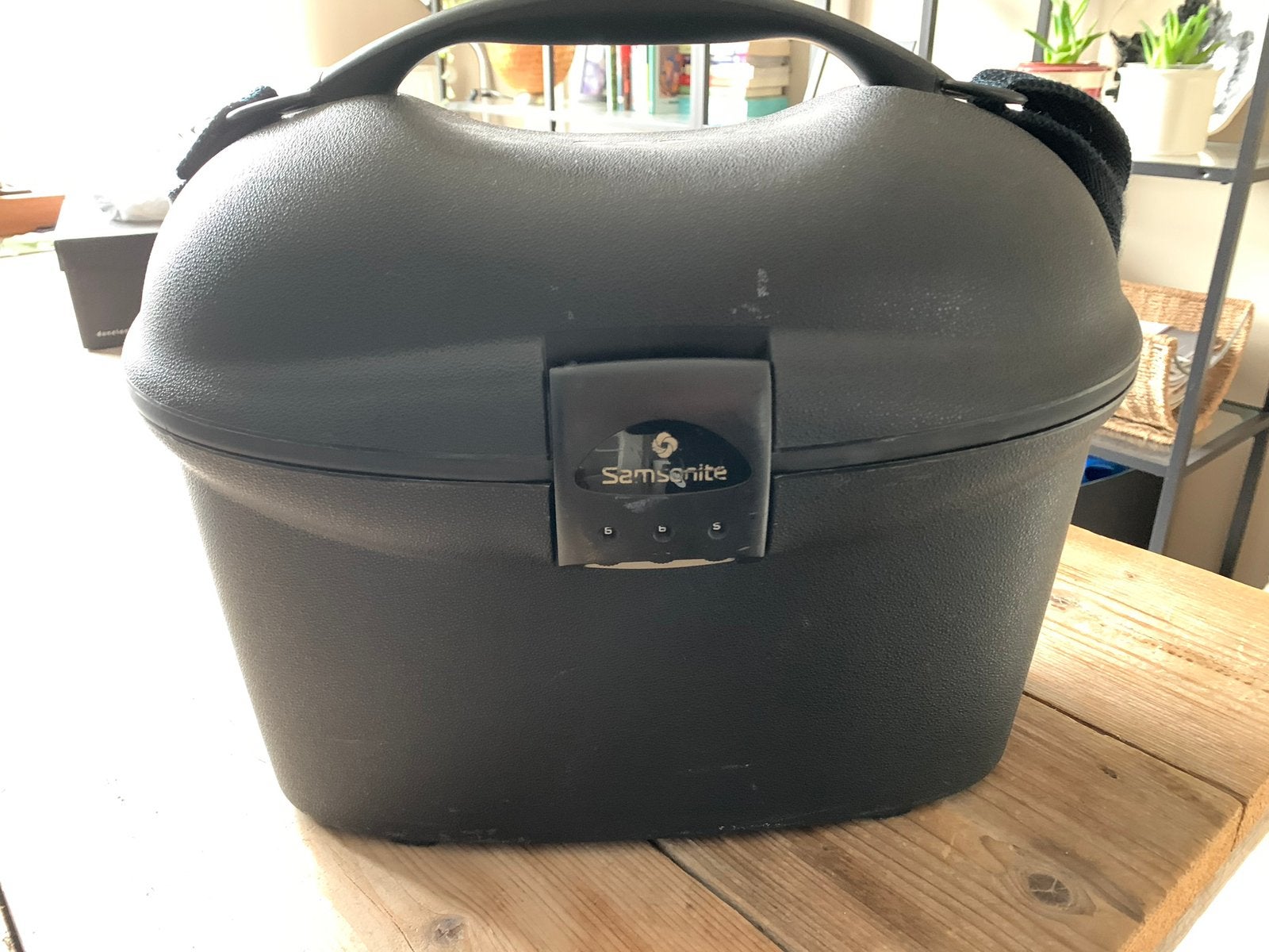 Samsonite beautycase zgan, Zwart, Met slot, Ophalen of Verzenden, Zo goed als nieuw