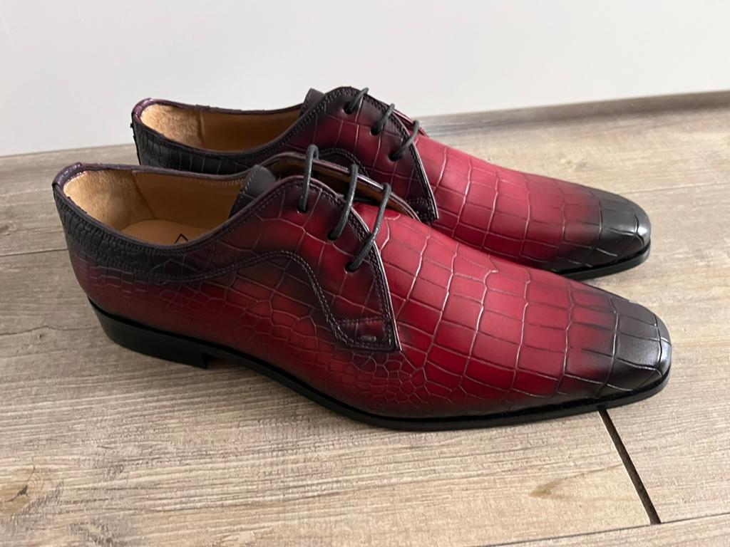 Handpainted herenschoenen maat 43 nieuw in doos, Kleding | Heren, Schoenen, Overige kleuren, Handpainted, Handpainted, Ophalen of Verzenden