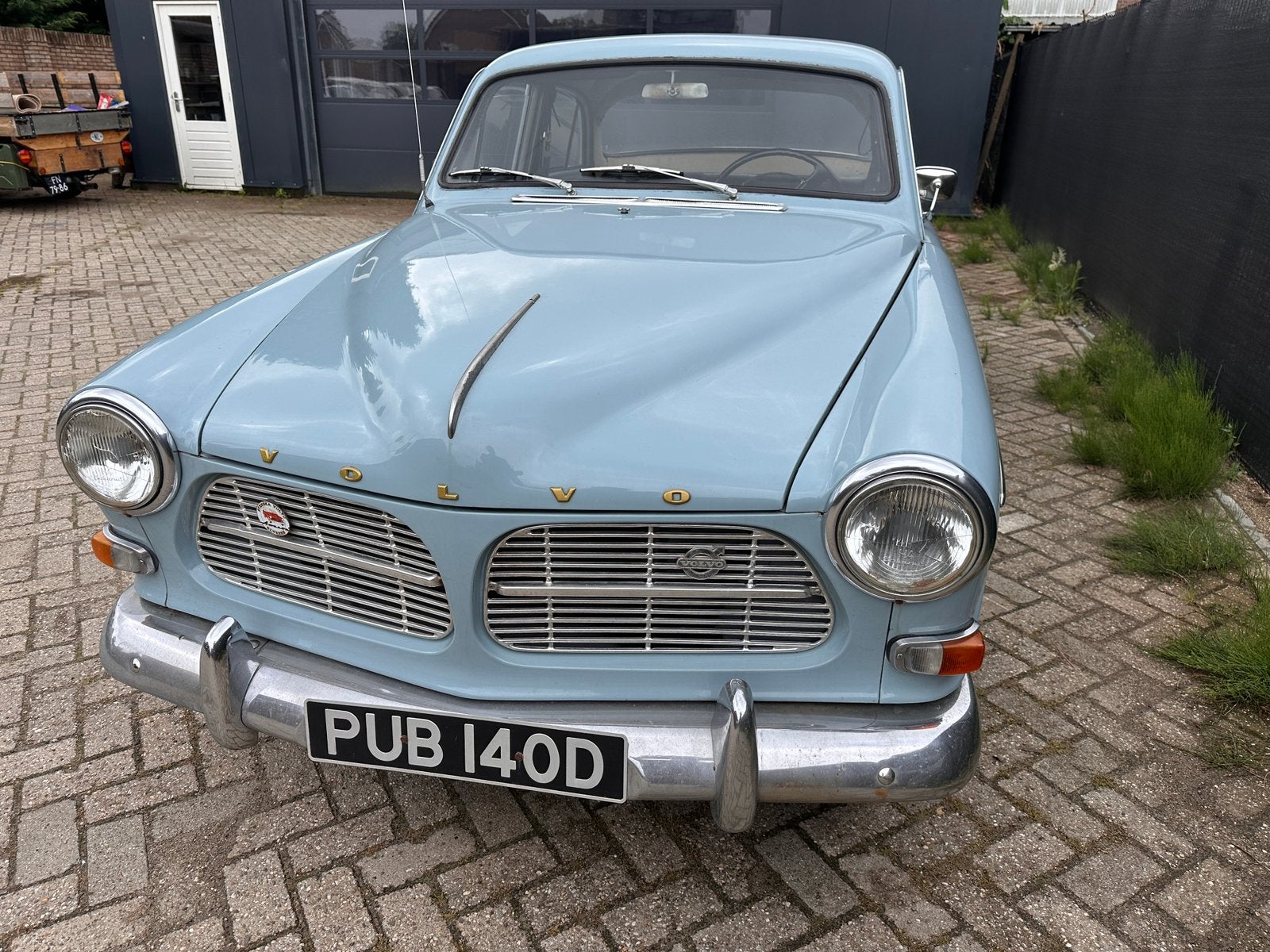 Volvo 1965 Blauw, mooie staat, net interieur, Auto's, Achterwielaandrijving, 4 cilinders, Blauw, 10 km/l