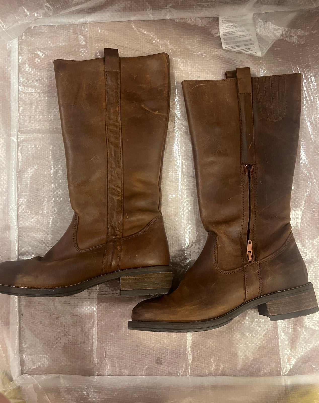 Cellini Leren Laarzen Maat 37 / Leather Boots Size 37, Kleding | Dames, Ophalen of Verzenden, Zo goed als nieuw, Bruin, Hoge laarzen