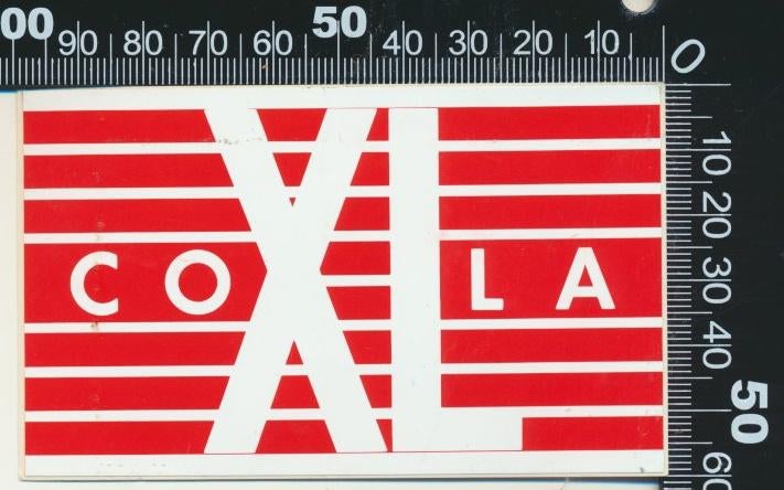 Sticker: Cola XL, Ophalen of Verzenden, Zo goed als nieuw, Bedrijf of Vereniging