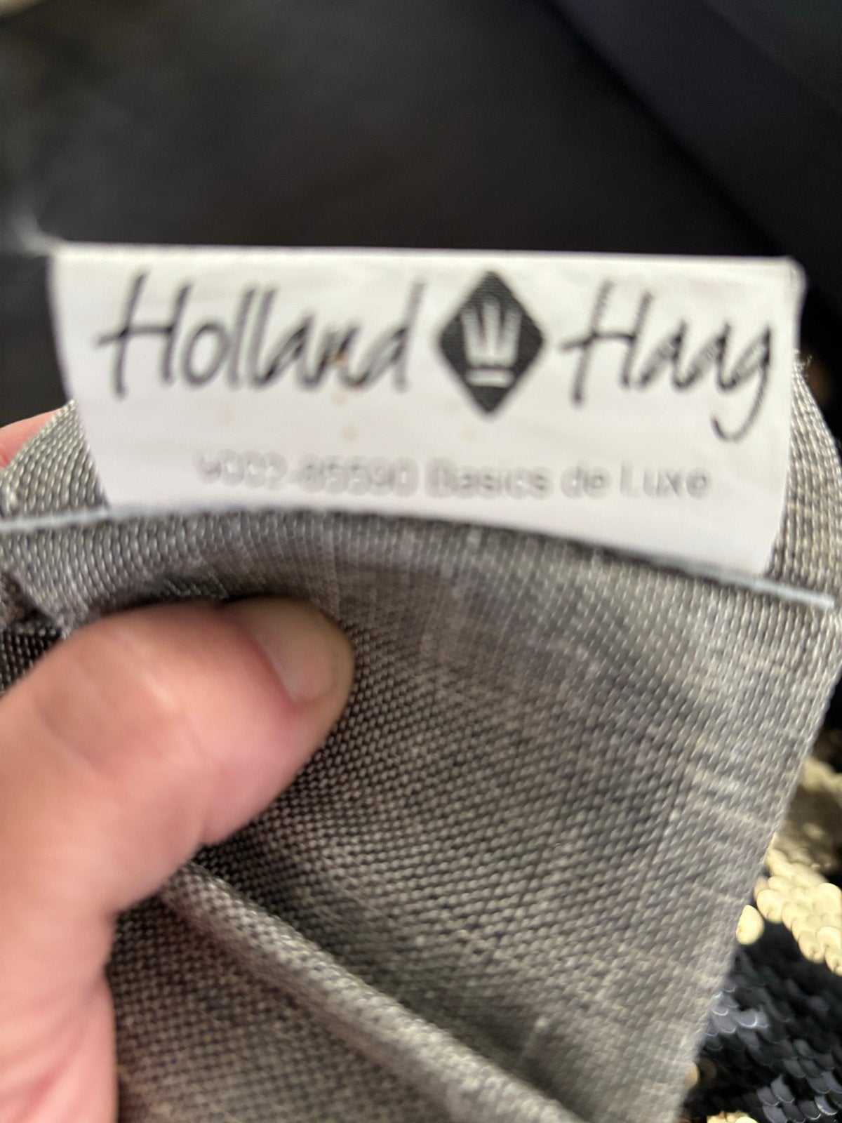Holland Haag Basics de Luxe Gordijnen - Grijs/Bruin, Gebruikt, Bruin, 200 cm of meer, 150 tot 200 cm