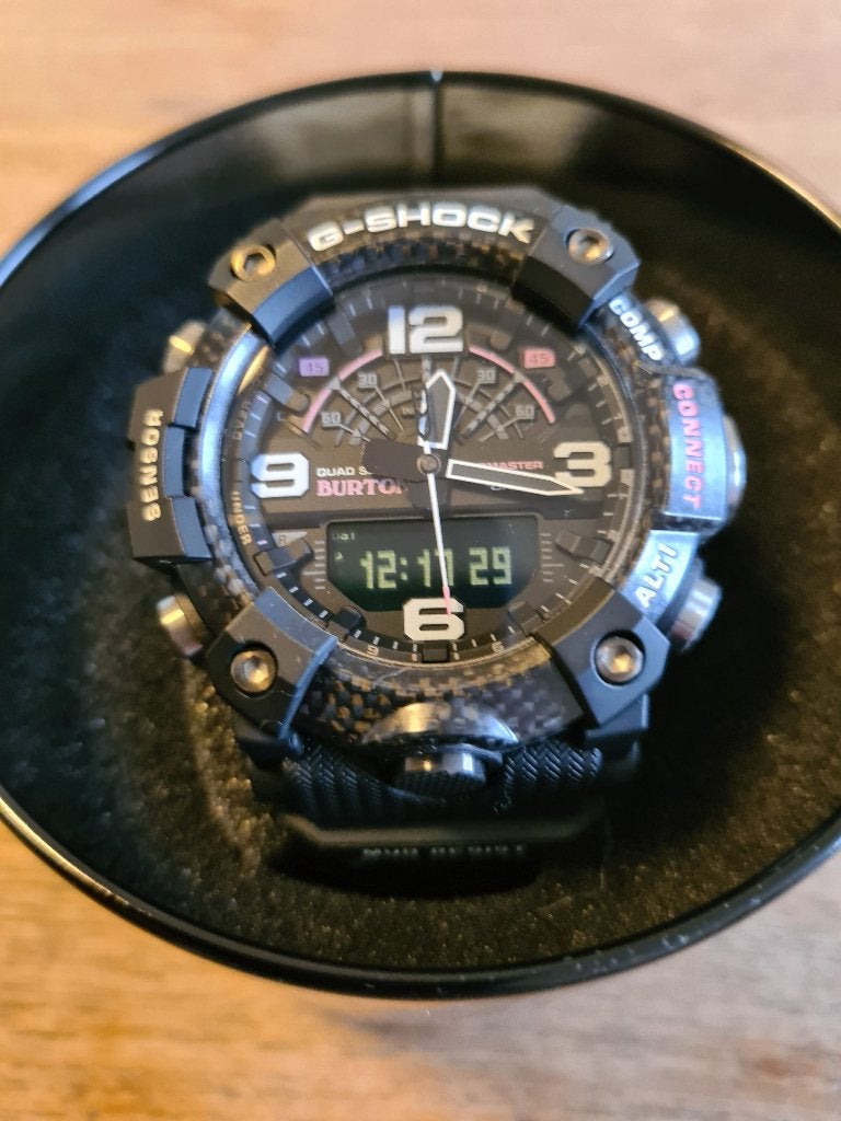 Casio Mudmaster GG-B100BTN-1AER Burton Snow edition Nieuw, Casio, Kunststof, Polshorloge, Nieuw