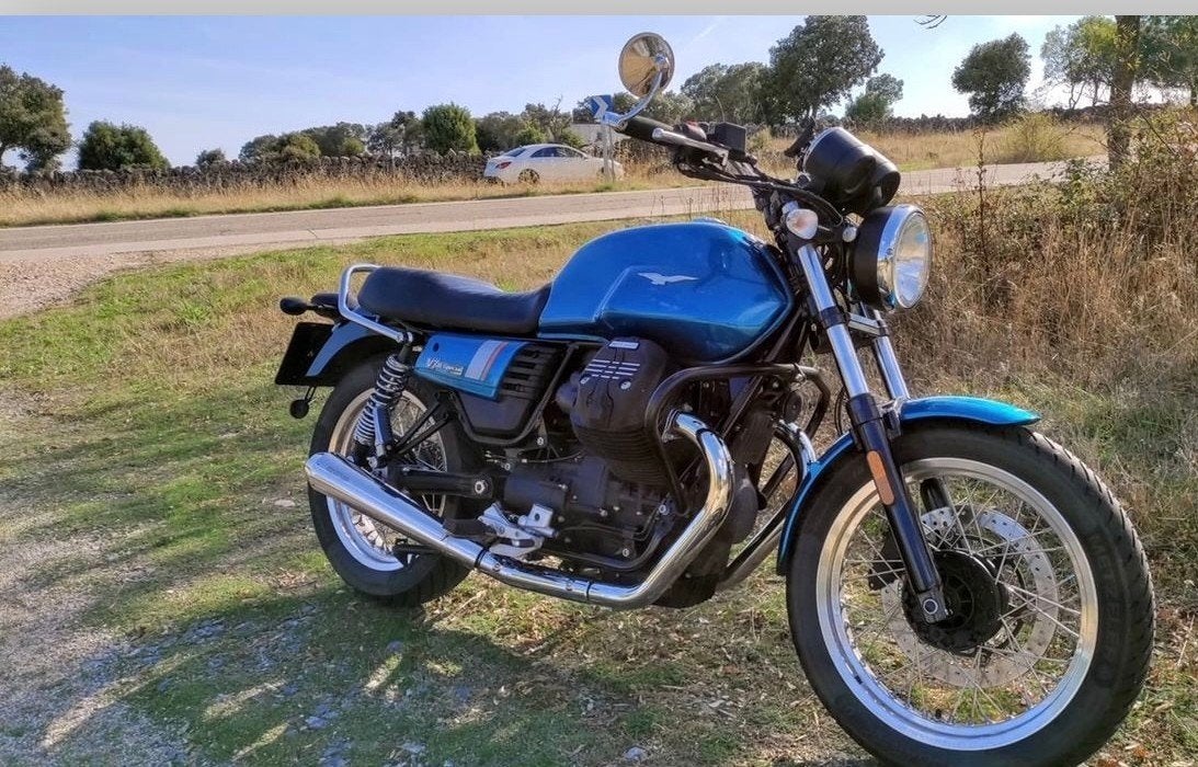 Mistral korte uitlaat polish voor Moto Guzzi V7 III, Ophalen, Nieuw