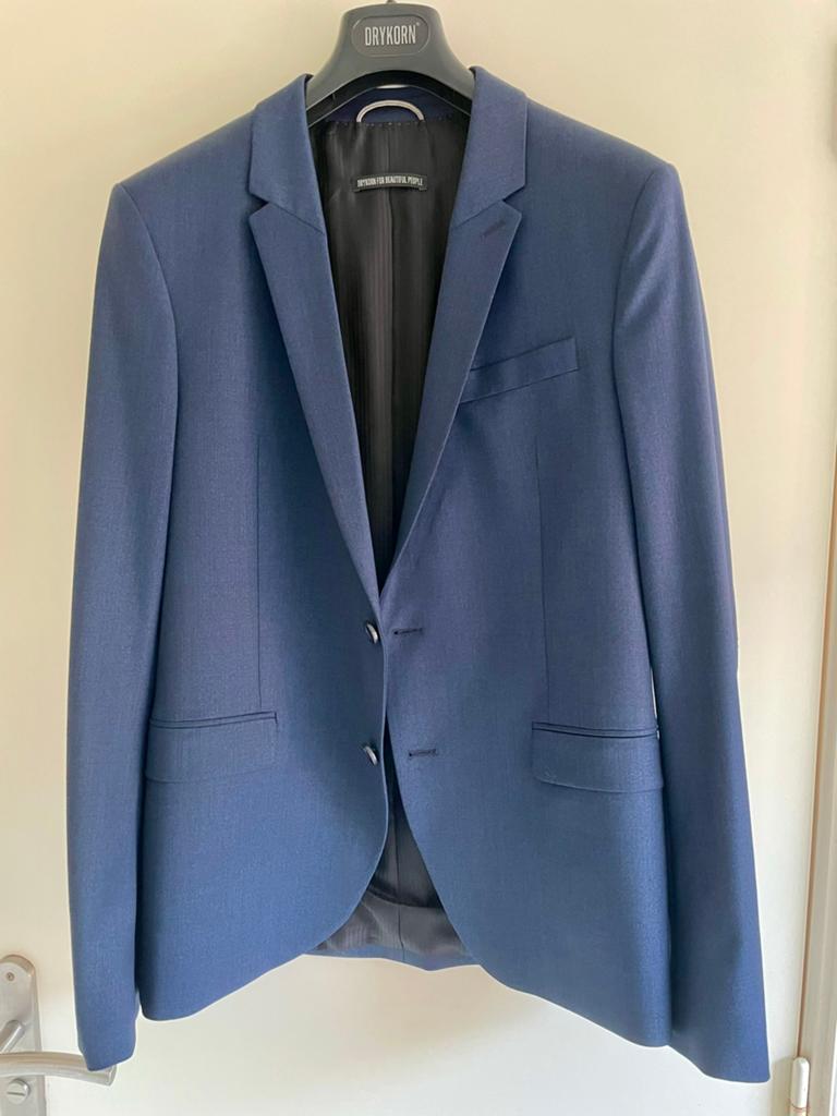 Drykorn colbert (donker)blauw, maat 48. Als nieuw!, Kleding | Heren, Ophalen of Verzenden, Zo goed als nieuw, Maat 48/50 (M), Blauw
