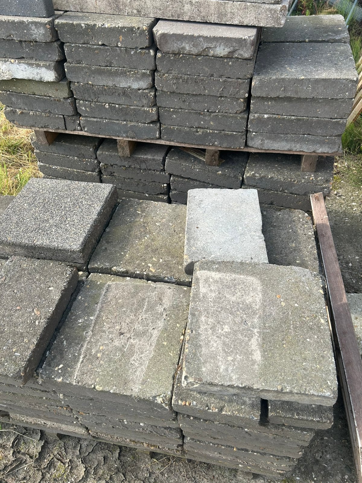 Betontegels 30x30, Ophalen, Gebruikt, 10 m² of meer, Beton