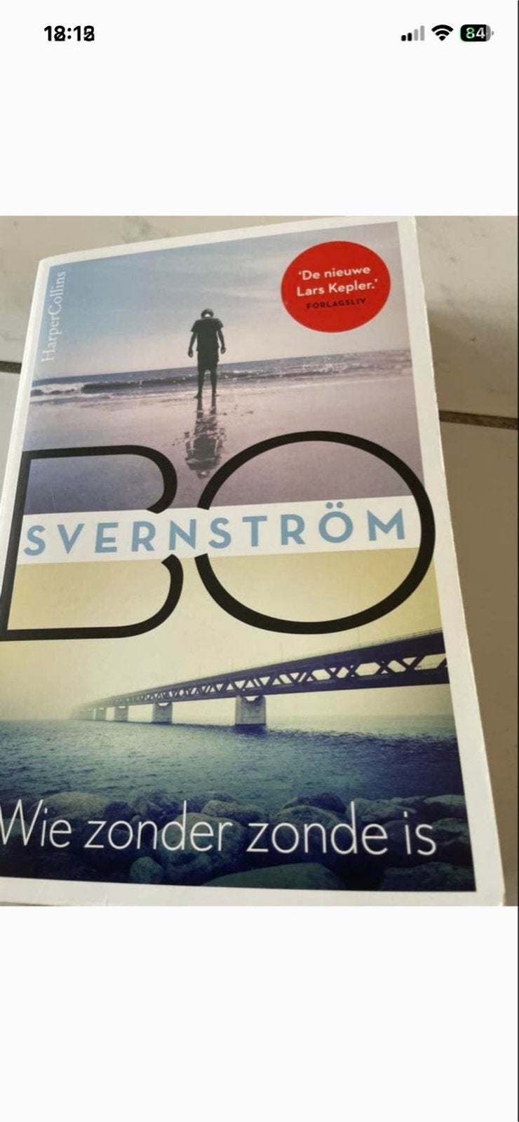Bo Svernström - Wie zonder zonde is (Thriller), Boeken, Ophalen of Verzenden, Zo goed als nieuw, Scandinavië