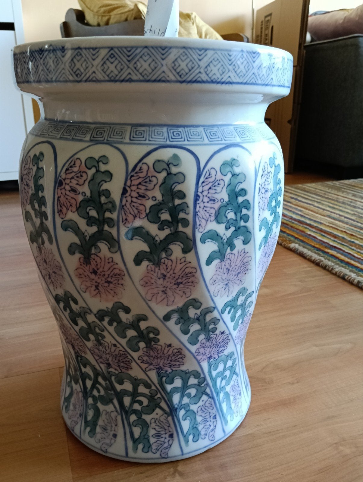 Set van 2: Chinese porseleinen tuinkrukken/ bijzettafels, Antiek en Kunst, Ophalen