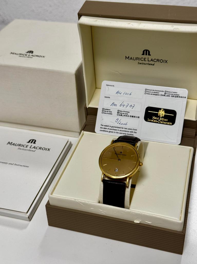 Maurice Lacroix 18K Gold, Polshorloge, Goud, Ophalen, Overige merken