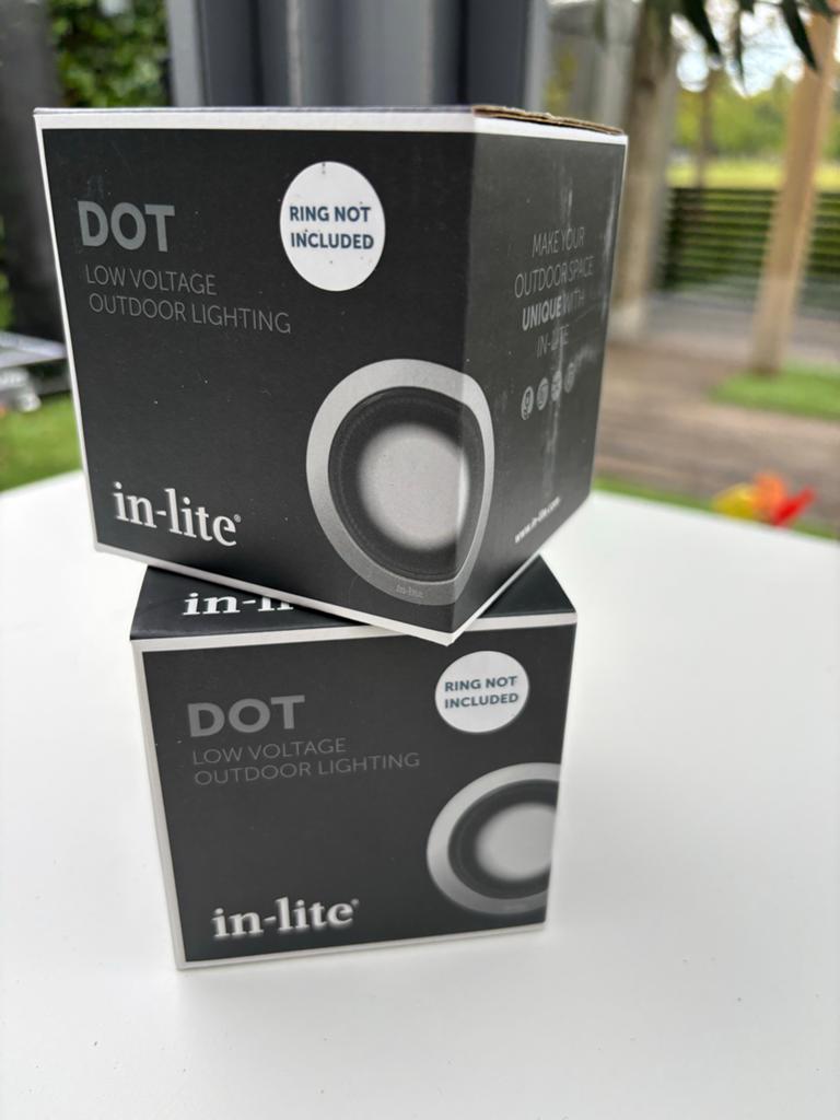 Set van 2 In-lite DOT  buitenverlichting €80 korting, Tuin en Terras, Buitenverlichting, Minder dan 50 watt, Nieuw, Ophalen of Verzenden