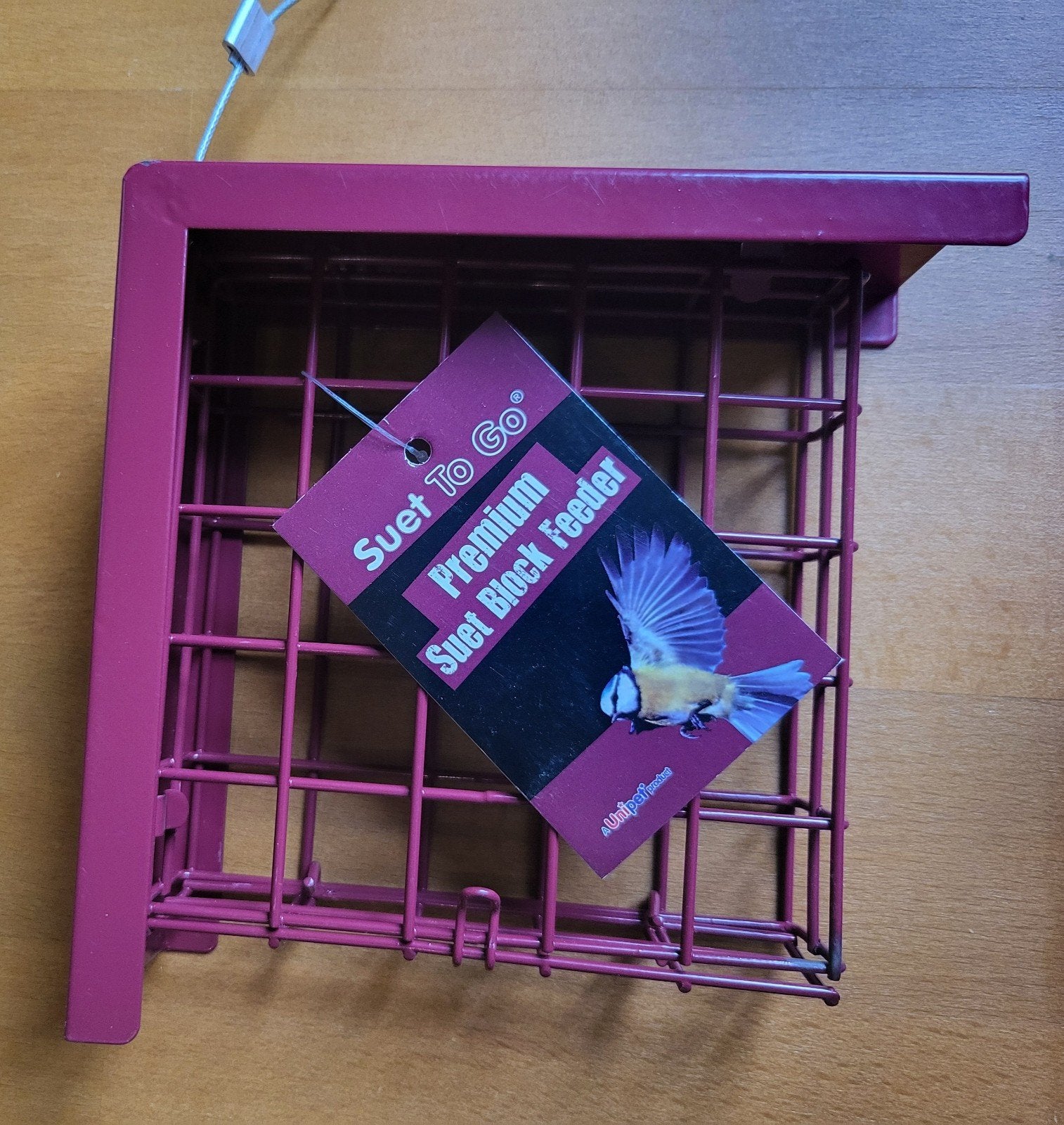 De Suet Vogelvoer blok houder met afdak- NIEUW, Ophalen of Verzenden, Nieuw