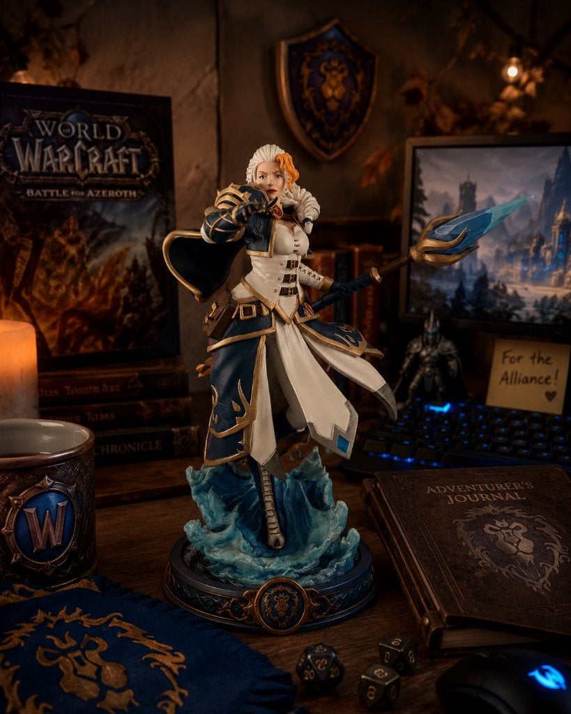 Jaina Proudmore handgeschilderd statue, Ophalen, Nieuw, Overige typen