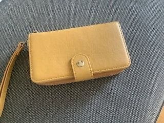 dames portemonnee met telefoonvak telefoontasje leer Nieuw, Sieraden, Tassen en Uiterlijk, Portemonnees, Ophalen, Nieuw, Beige