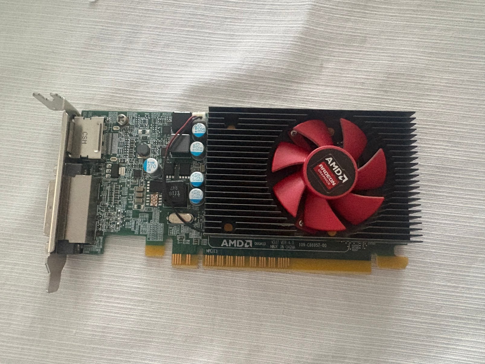 Amd radeon r5 430 2gb gddr5 dvi displayport, PCI-Express 3, Gebruikt, AMD, DVI