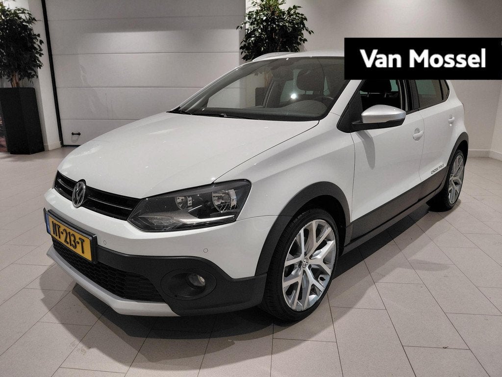 Volkswagen Polo 1.2 TSI Cross, 12 maanden, Stof, Wit, Origineel Nederlands