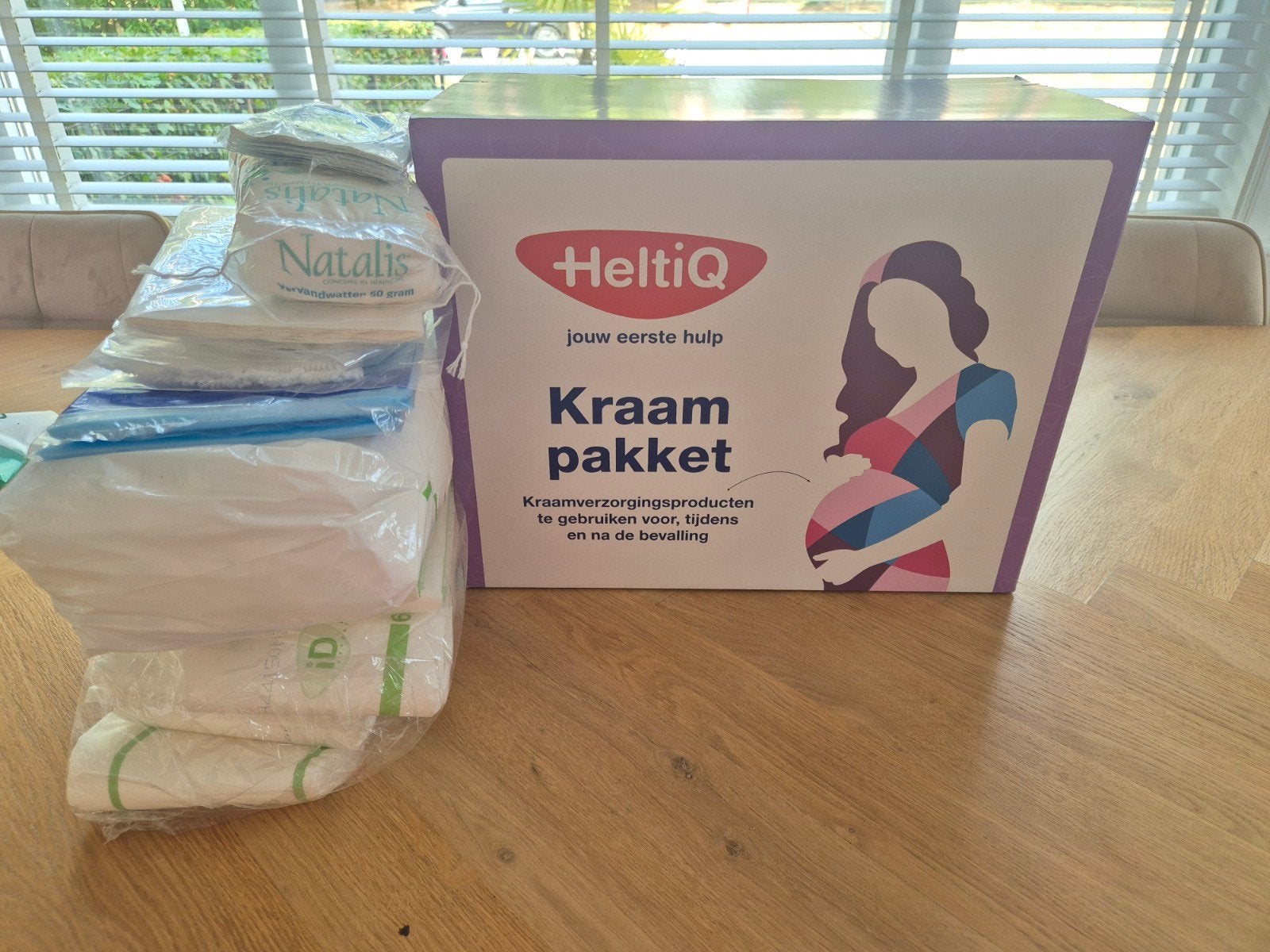 HeltiQ Kraampakket NIEUW, Ophalen of Verzenden, Nieuw, Kraamcadeau
