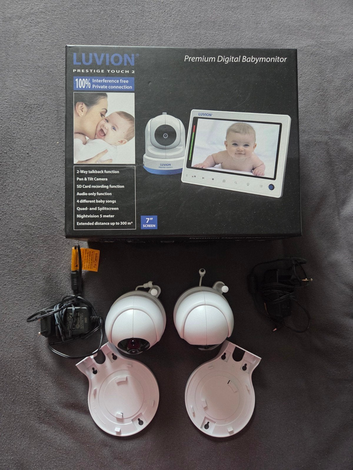 Luvion Prestige Touch 2 camera's zgan!, Ophalen, Zo goed als nieuw, 250 meter of meer, Camera
