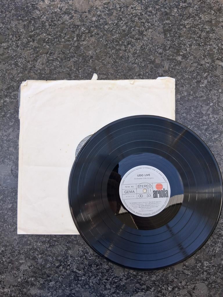 Udo Jürgens - Udo Live LP (1977), Ophalen of Verzenden, 1970 - 1979, Gebruikt, 12 inch