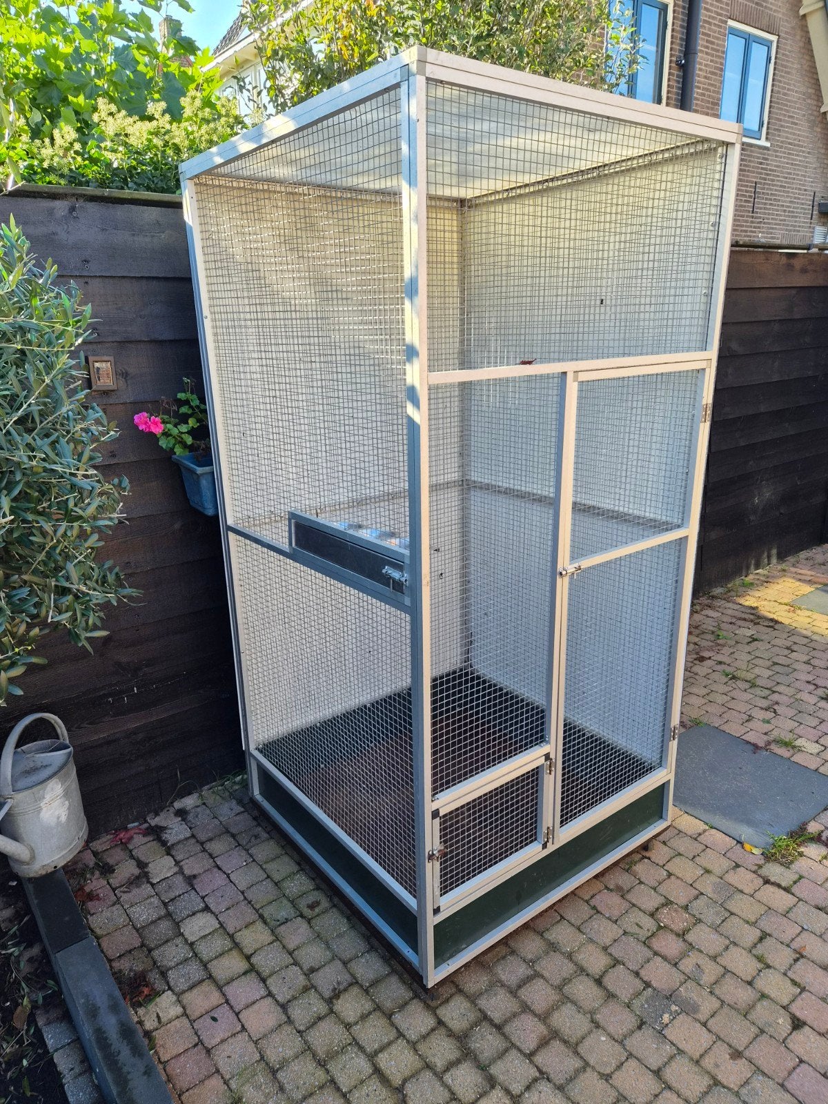 aluminium buiten voliere, Dieren en Toebehoren, Ophalen of Verzenden, Aluminium, Volière