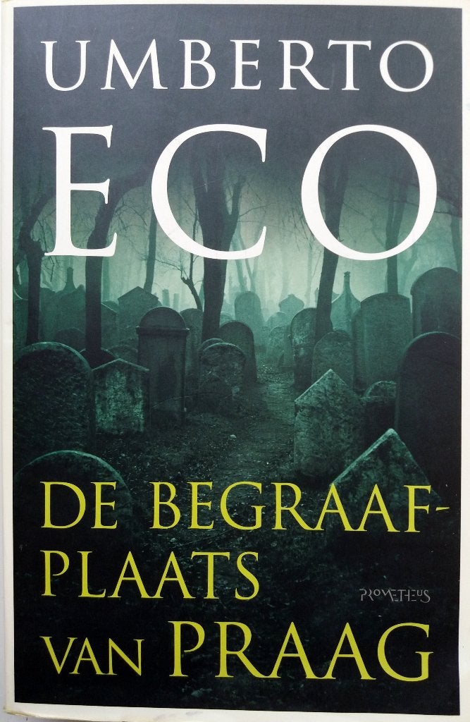 Umberto Eco - De begraafplaats van Praag, Ophalen of Verzenden, Gelezen, Europa overig