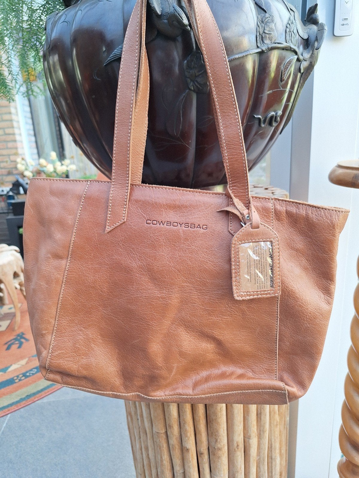 Cowboybag, Ophalen of Verzenden, Zo goed als nieuw, Bruin, Handtas