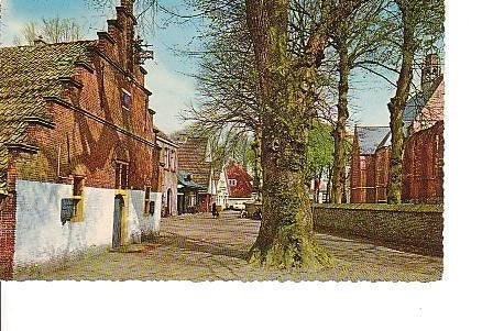 Ansichtkaart 	Bergen (NH)	Oude Prinsweg	Museum en Ruïne, Verzenden, 1960 tot 1980, Gelopen, Noord-Holland