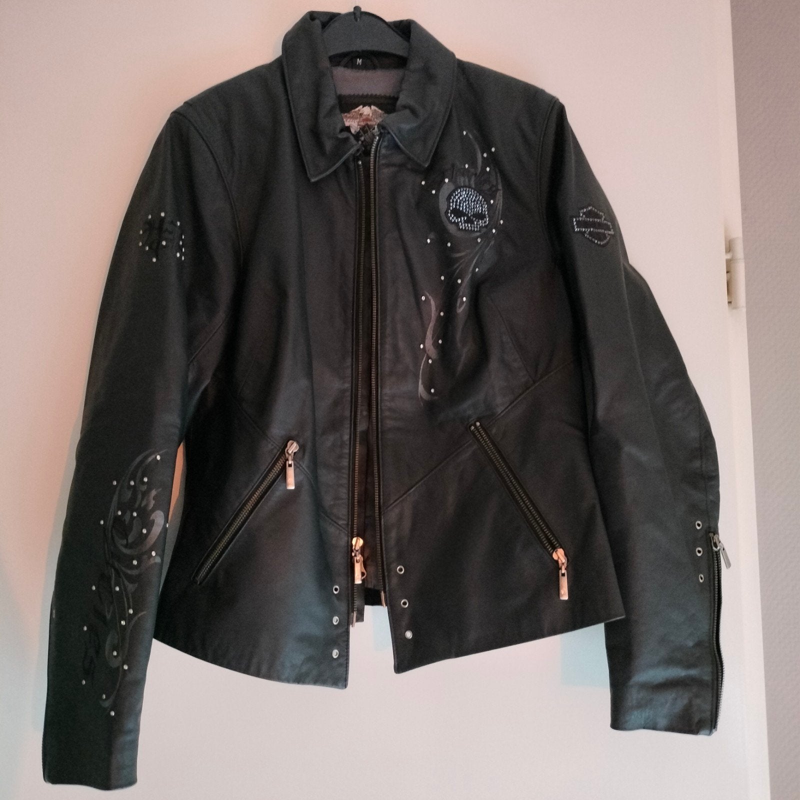 Dames, Harley Davidson, zwart leer jack, Ophalen of Verzenden, Nieuw met kaartje, Dames, Jas | leer