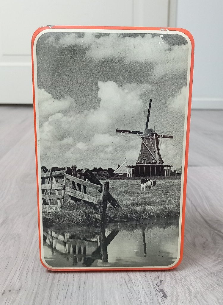 vintage oranje blik, Verzenden, Gebruikt, Overige