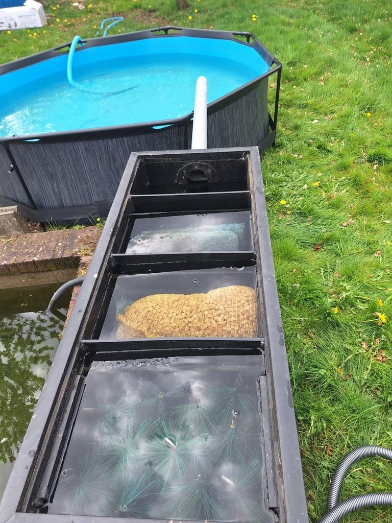 Grote 4 kamer filter inclusief pomp slang., Tuin en Terras, Vijvers, Ophalen of Verzenden, Gebruikt