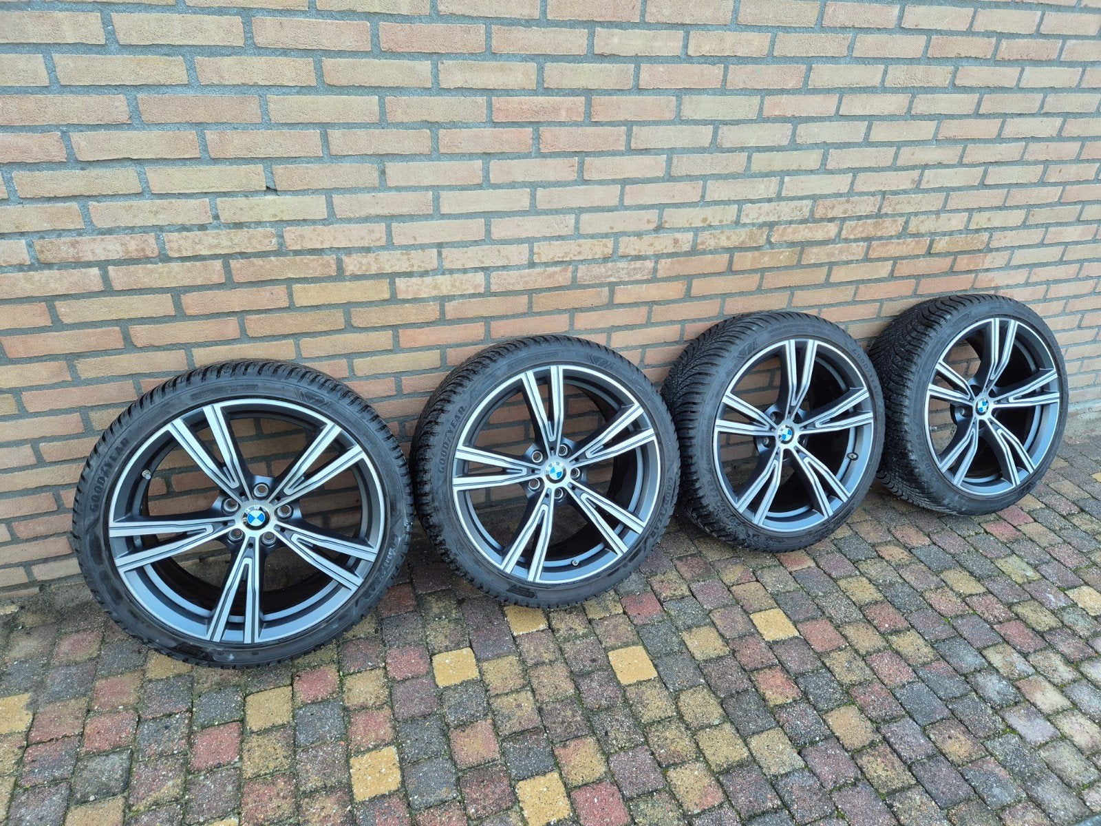 19"  BMW Individual 793i breedset Goodyear 7.5mm, Auto-onderdelen, 255 mm, Banden en Velgen, All Season, Ophalen