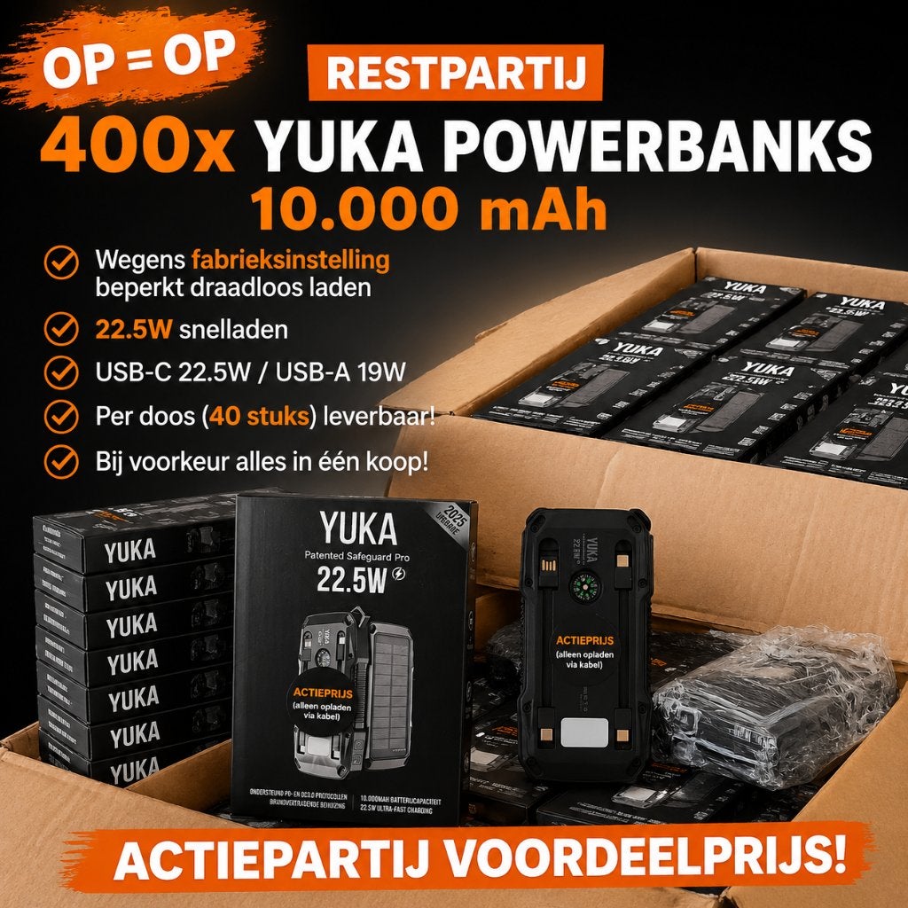 Restpartij 400x Powerbanks 10.000 mAh | Opkoper / Handelaar, Ophalen, Computers en Telecom